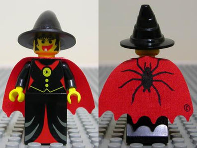 LEGO Minifigure-Fright Knights - Witch with Cape-Castle / Fright Knights-CAS032-Creative Brick Builders